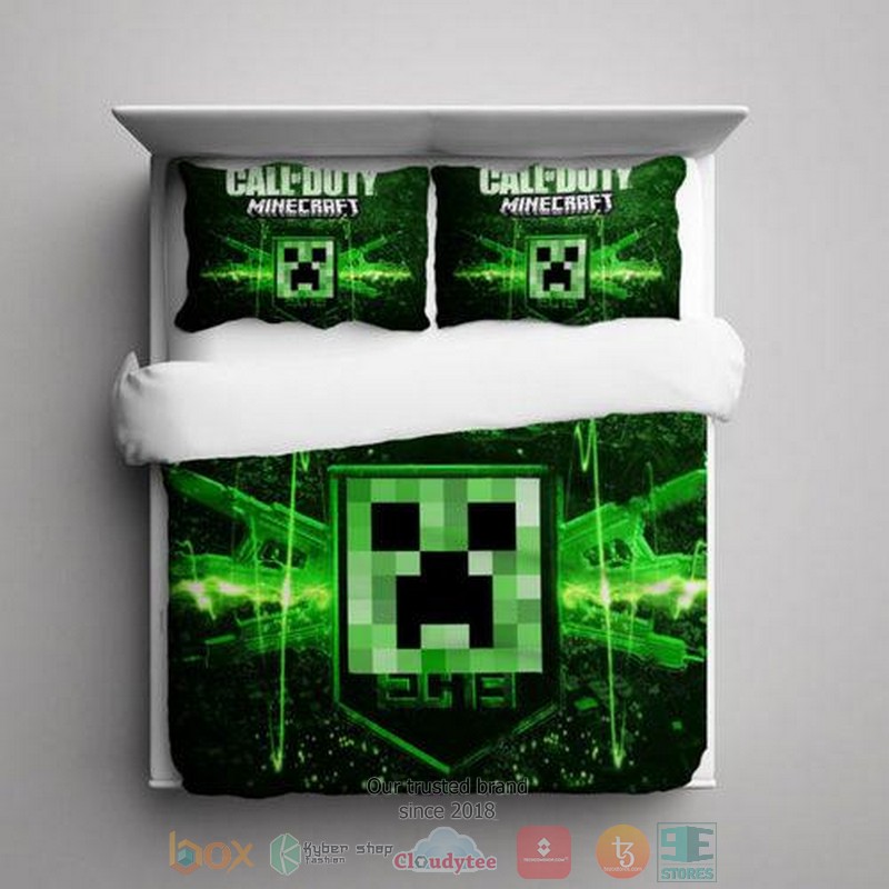 Call Of Duty Minecraft Creeper Bedding Set Call Of Duty Minecraft Creeper Bedding Set