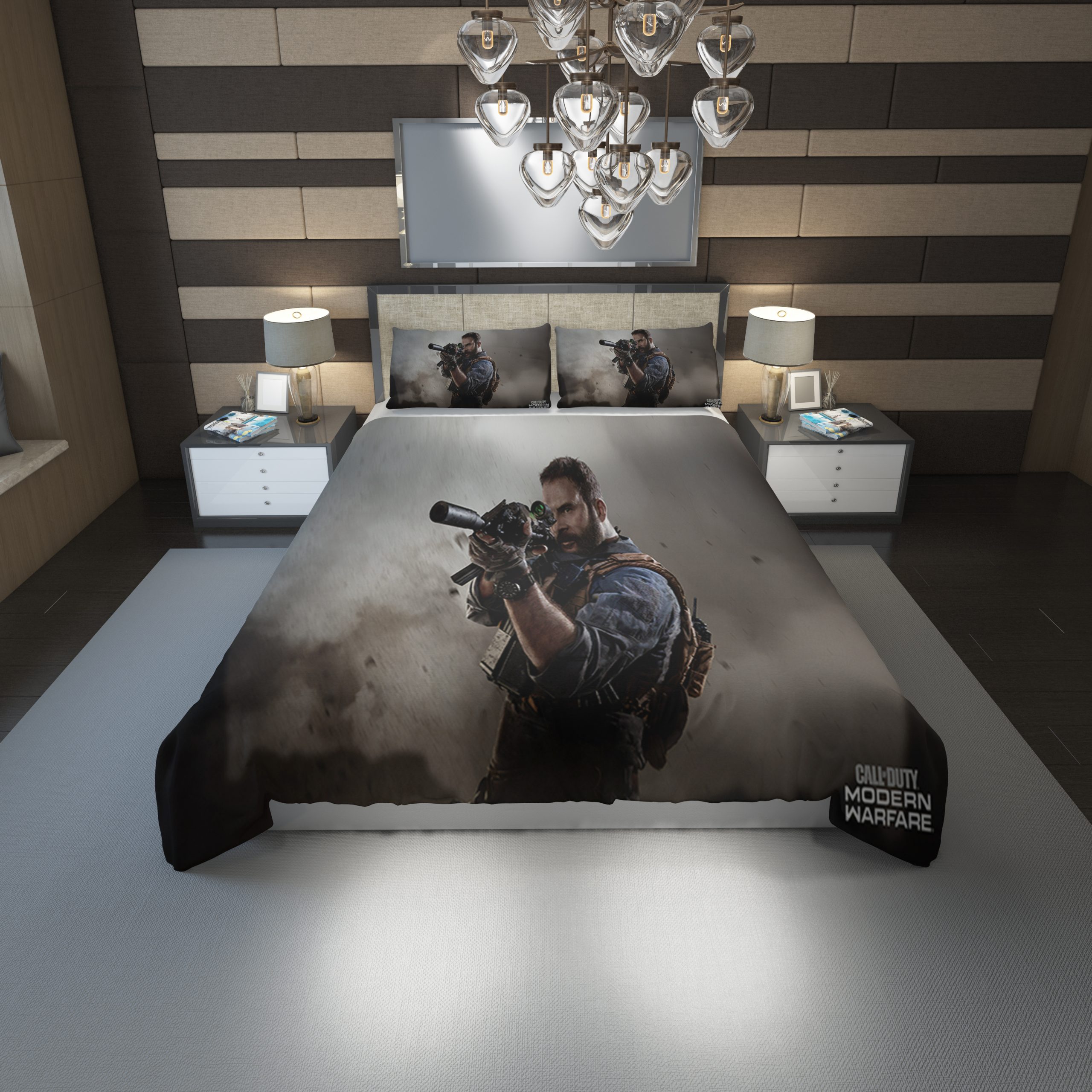 Call Of Duty Modern Warfare 2019 19 Duvet Cover and Pillowcase Set Bedding Set Call Of Duty Modern Warfare 2019 19 Duvet Cover and Pillowcase Set Bedding Set
