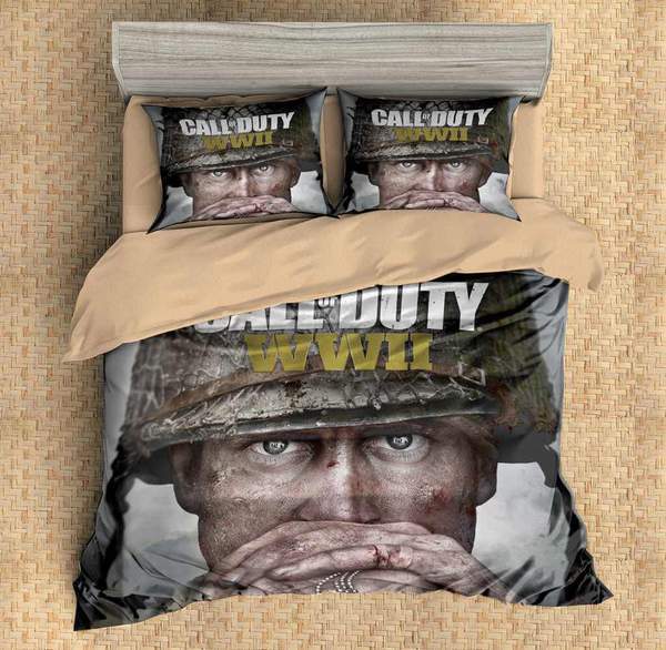 Call Of Duty Ww2 Duvet Cover and Pillowcase Set Bedding Set Call Of Duty Ww2 Duvet Cover and Pillowcase Set Bedding Set