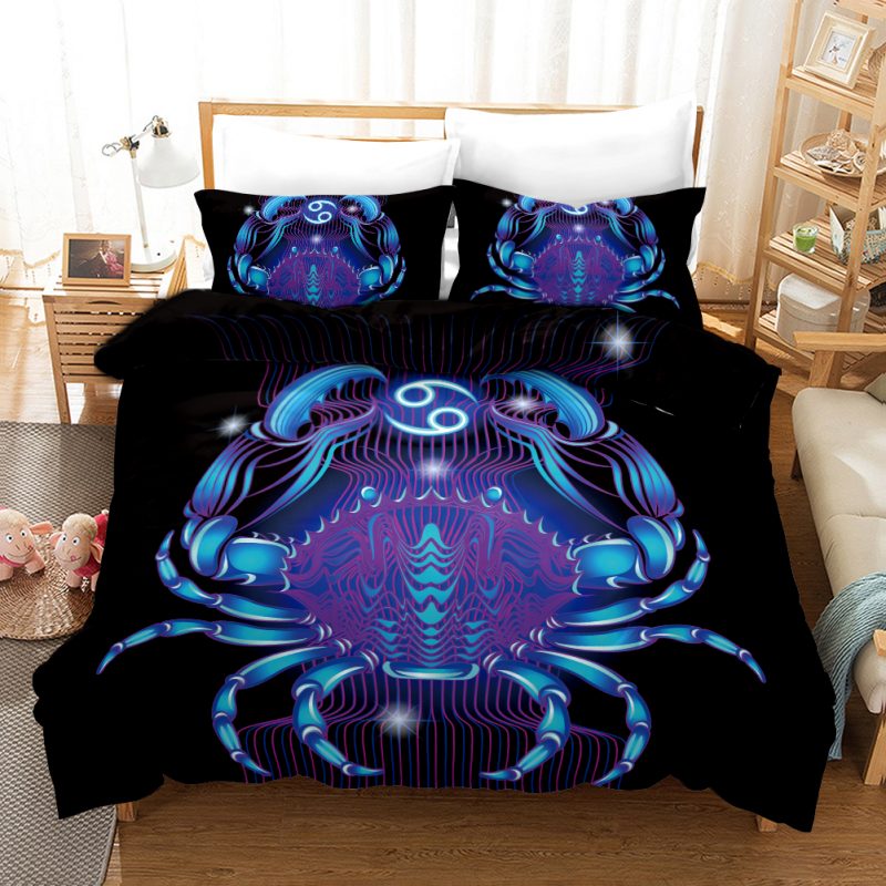 Cancer Duvet Cover and Pillowcase Set Bedding Set Cancer Duvet Cover and Pillowcase Set Bedding Set