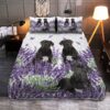 Cane Corso Lavender Quilt Bedding Set