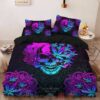 Cannabis Skull Galaxy Bedding Set
