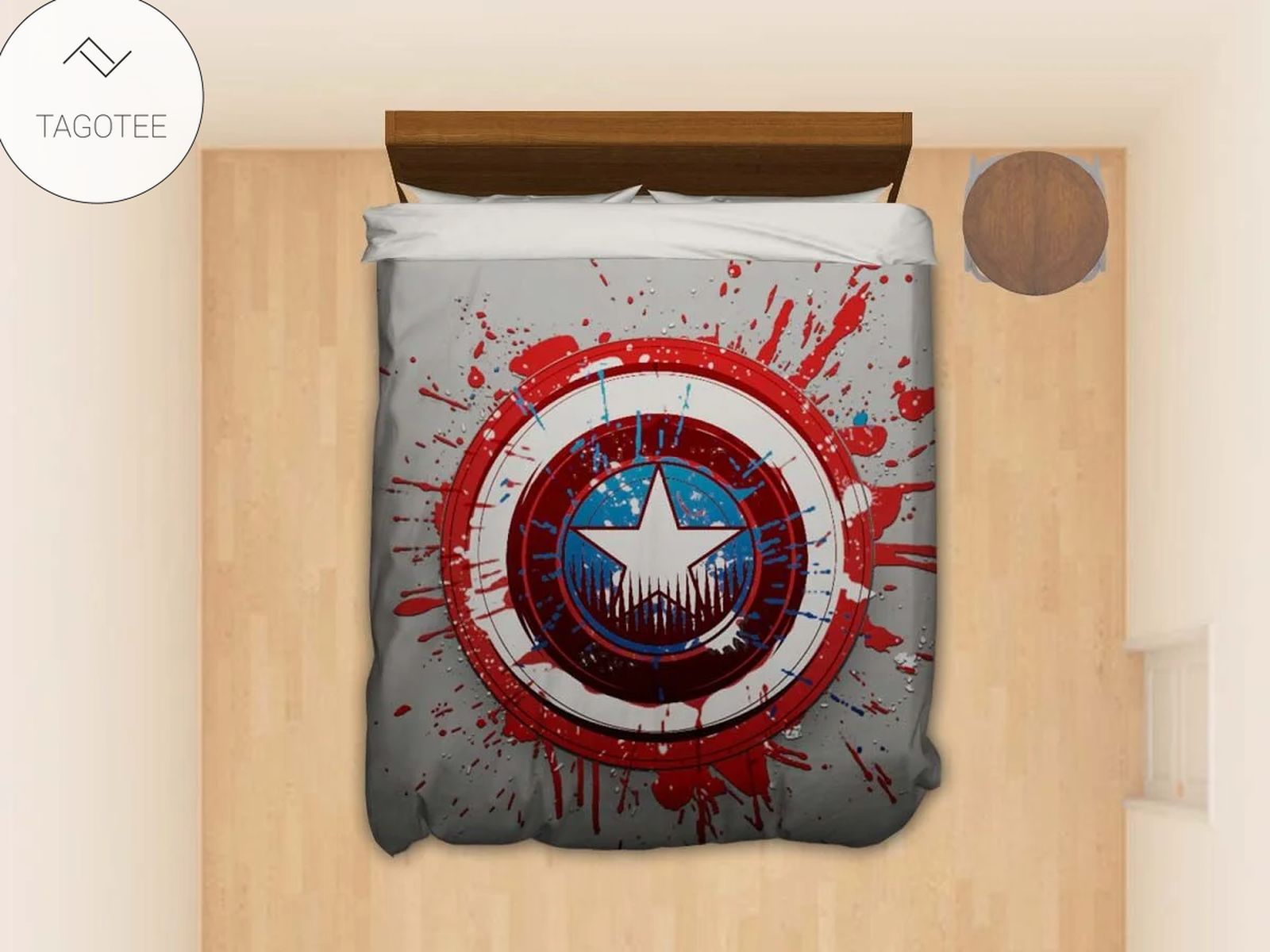 Captain America Avengers Shield #1692 Bedding Set (Duvet Cover & Pillowcases) Captain America Avengers Shield #1692 Bedding Set (Duvet Cover & Pillowcases)