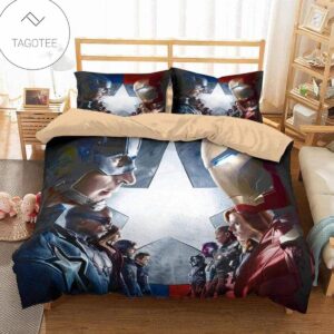 Captain America Civil War Duvet Cover Bedding Set