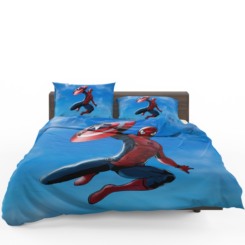 Captain America Civil War Movie Spider-Man Bedding Set Captain America Civil War Movie Spider-Man Bedding Set