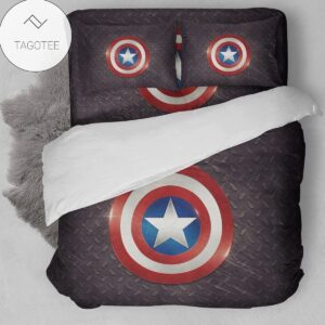 Captain America Logo Bedding Set (Duvet Cover & Pillow Cases)