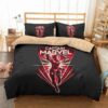 Captain Marvel 2 Duvet Cover and Pillowcase Set Bedding Set 296