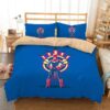 Captain Marvel Duvet Cover and Pillowcase Set Bedding Set 798