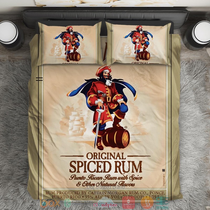 Captain Morgan Original Spiced Rum Drinking Bedding Set Captain Morgan Original Spiced Rum Drinking Bedding Set