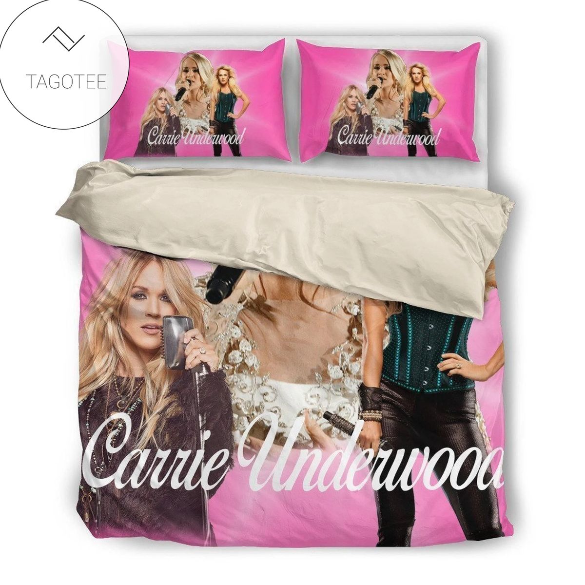 Carrie Underwood Bedding Set (Duvet Cover & Pillow Cases)- Carrie Underwood Bedding Set (Duvet Cover & Pillow Cases)-