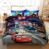 Cars On The Race Cars Animated Movie 3D Printed Bedding Set (Duvet Cover & Pillow Cases)