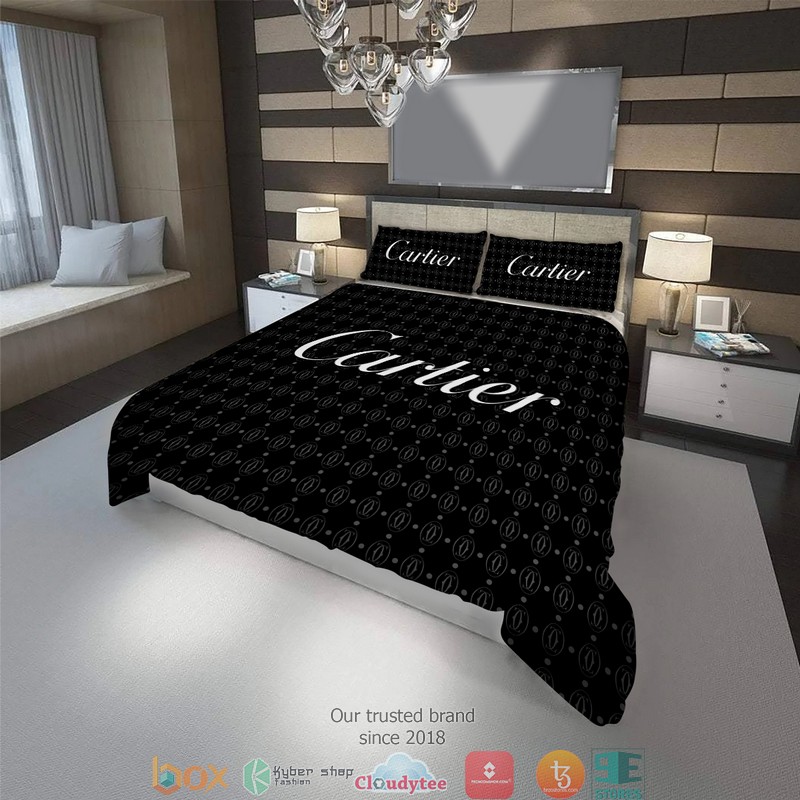 Cartier Black Bedding Set Cartier Black Bedding Set