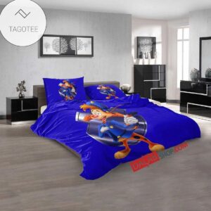 Cartoon Movies Bonkers 3D Duvet Cover Bedding Set-