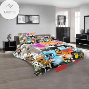 Cartoon Movies The Amazing World Gumball V 3D Duvet Cover Bedding Sets-
