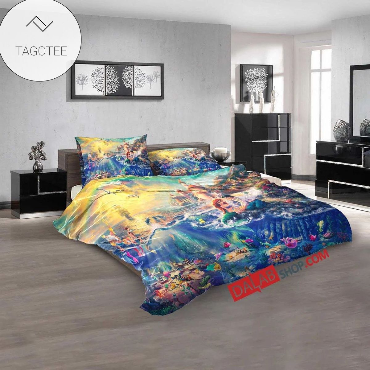 Cartoon Movies The Little Mermaid N 3D Customized Duvet Cover Bedroom Sets Bedding Sets Cartoon Movies The Little Mermaid N 3D Customized Duvet Cover Bedroom Sets Bedding Sets