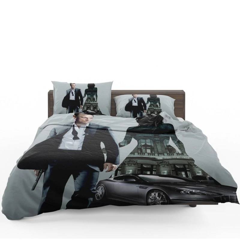 Casino Royale Movie James Bond Daniel Craig Bedding Set Casino Royale Movie James Bond Daniel Craig Bedding Set