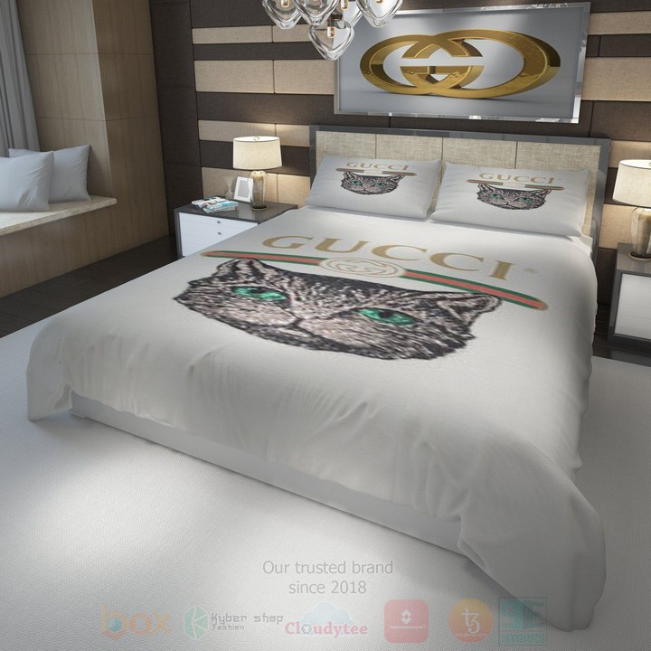 Cat Gucci Inspired Bedding Set Cat Gucci Inspired Bedding Set