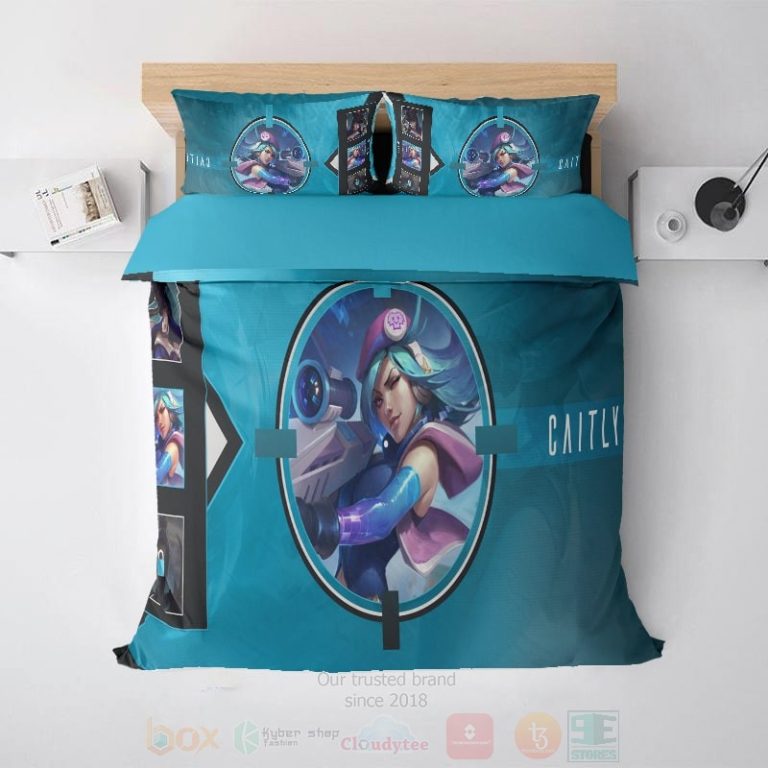 Catlyn-Sherriff-Of-Piltover-League-Of-Legends-Bedding-Set-1