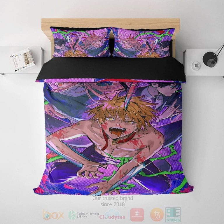 Chainsaw-Man-Denji-Pochita-Chainsaw-Devil-Bedding-Set-1