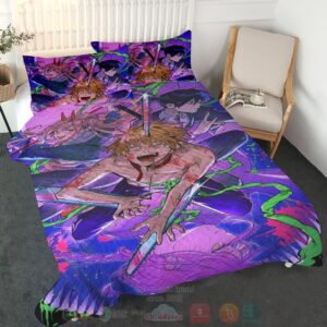 Chainsaw Man Denji Pochita Chainsaw Devil Bedding Set
