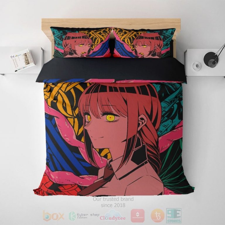 Chainsaw-Man-Makima-Abstract-Control-Devil-Art-Bedding-Set-1