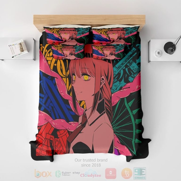 Chainsaw-Man-Makima-Abstract-Control-Devil-Art-Bedding-Set-2