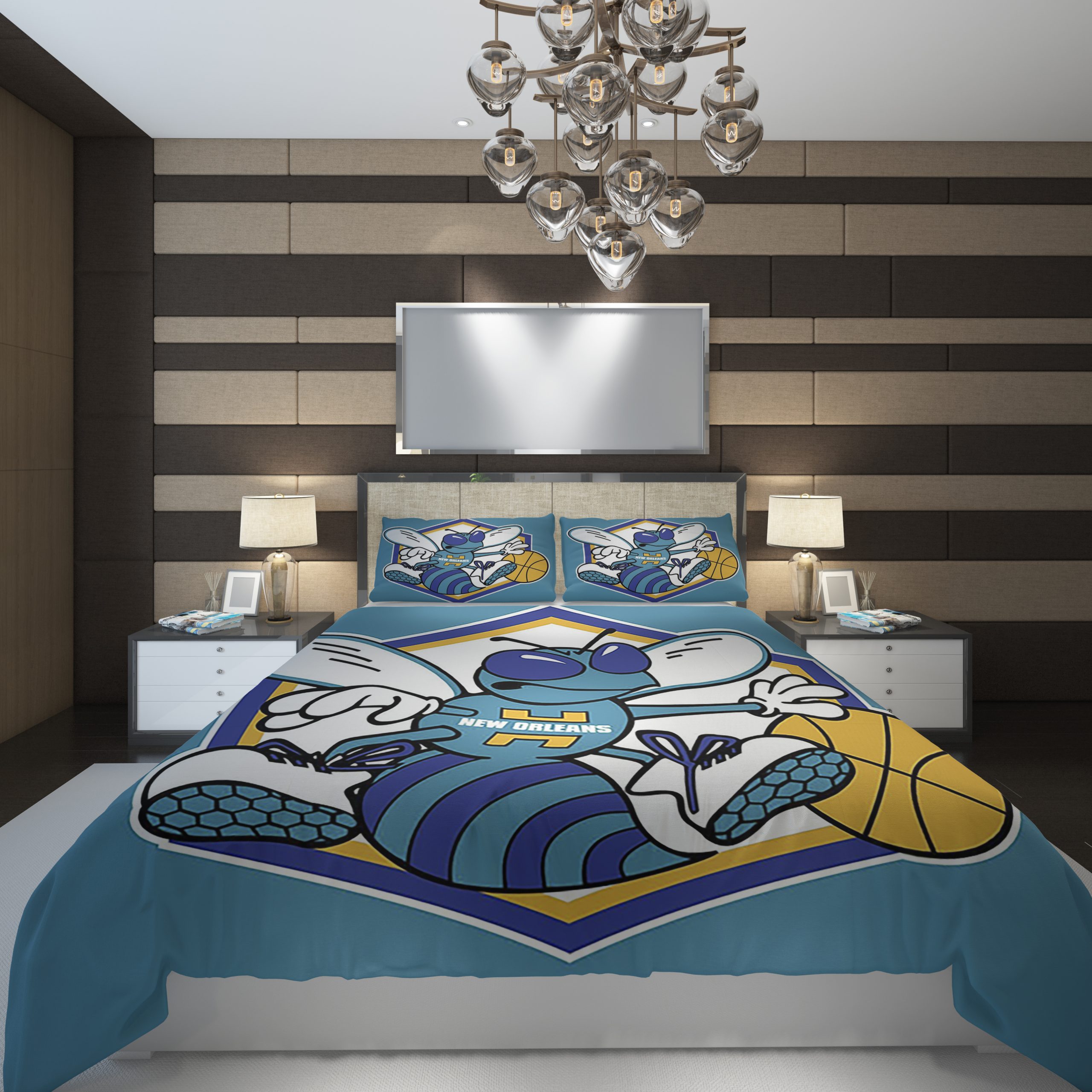 Charlotte Hornets 7 NBA Basketball ize Duvet Cover and Pillowcase Set Bedding Set Charlotte Hornets 7 NBA Basketball ize Duvet Cover and Pillowcase Set Bedding Set
