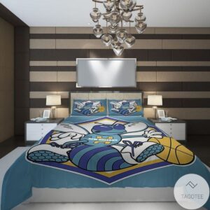 Charlotte Hornets Basketball Bedding Set