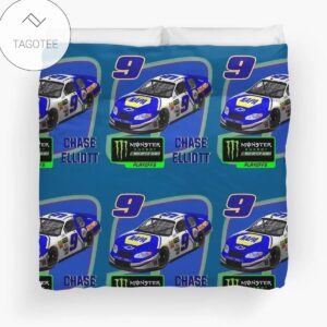 Chase Elliott 2019 Playoffs Duvet Cover Bedding Set Quilt