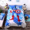 Cheerful Captain America Duvet Cover Bedding Set