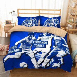 Chelsea Fc Duvet Cover and Pillowcase Set Bedding Set 625
