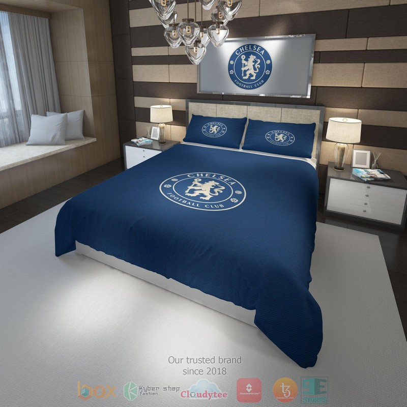 Chelsea Football Club Blue Bedding Set Chelsea Football Club Blue Bedding Set