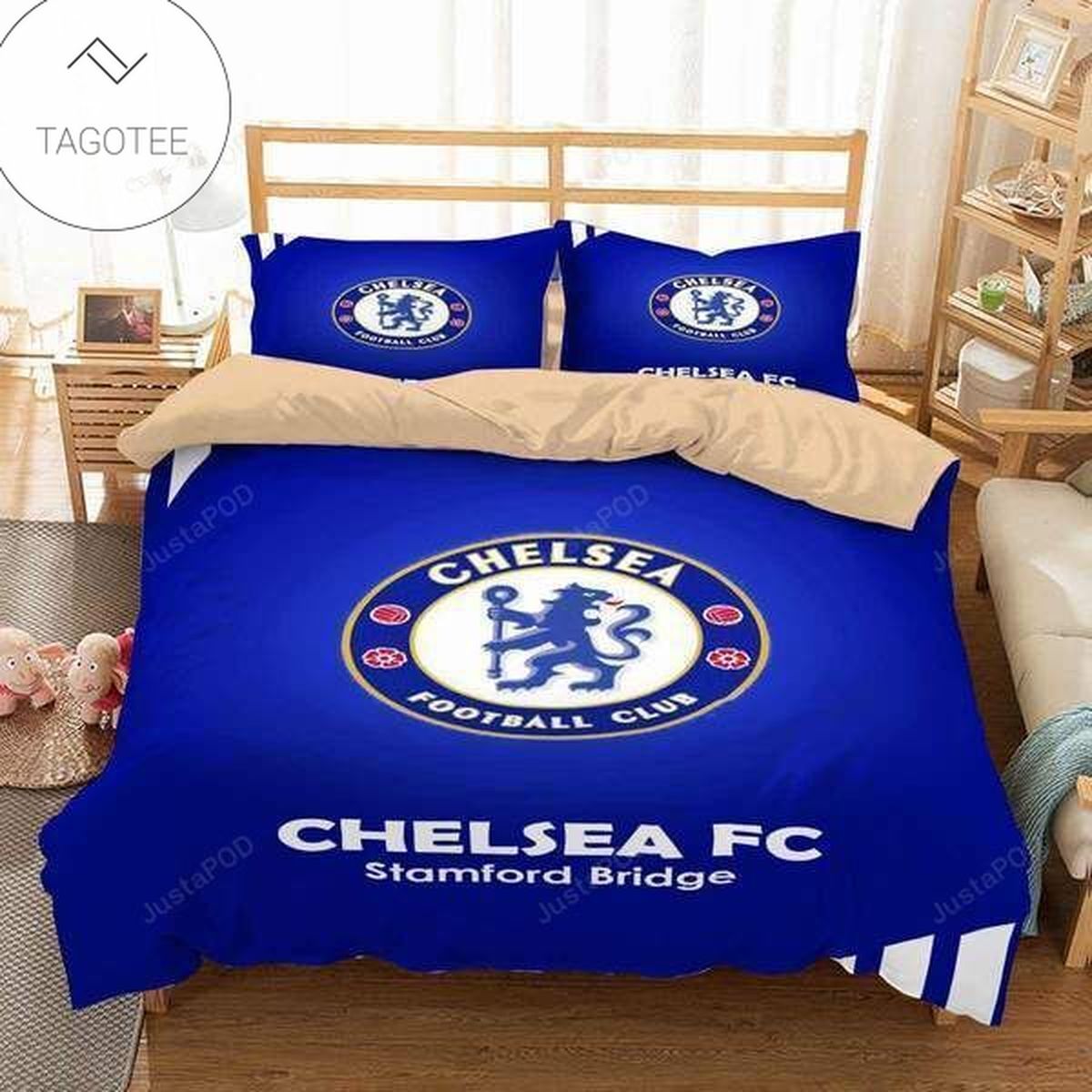 Chelsea Soccer Club Logo Duvet Cover Bedding Set Chelsea Soccer Club Logo Duvet Cover Bedding Set