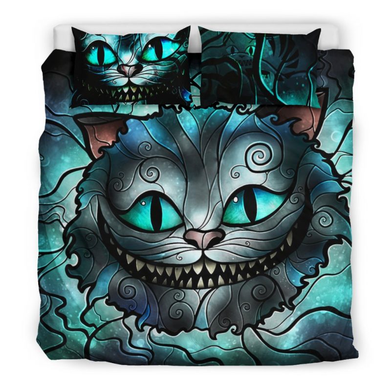 Cheshire Cat Duvet Cover and Pillowcase Set Bedding Set Cheshire Cat Duvet Cover and Pillowcase Set Bedding Set