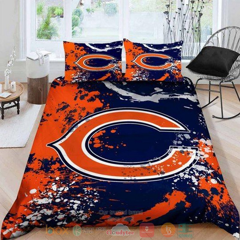 Chicago Bears Nfl Logo Bedding Set Chicago Bears Nfl Logo Bedding Set