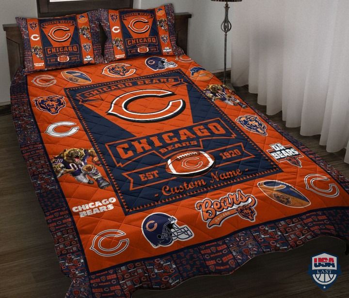 Chicago-Bears-Nfl-Logo-History-Personalized-Bedding-Set-1