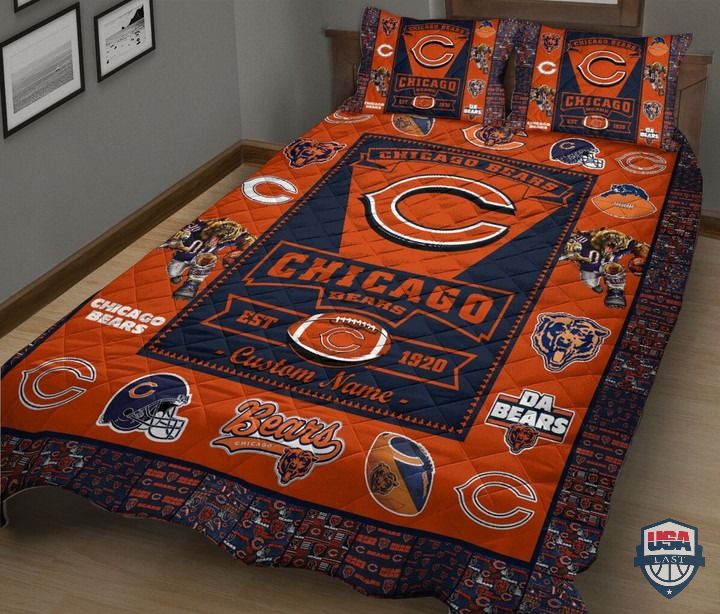 Chicago-Bears-Nfl-Logo-History-Personalized-Bedding-Set-2