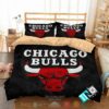 Chicago Bulls Nba Logo Bedding Set