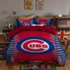 Chicago Cubs Mlb Logo Bedding Set