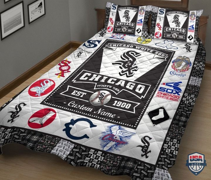 Chicago-White-Sox-Mlb-Logo-History-Personalized-Bedding-Set-2