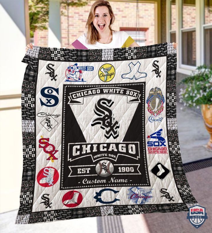 Chicago White Sox Mlb Logo History Personalized Bedding Set Chicago White Sox Mlb Logo History Personalized Bedding Set