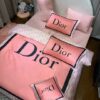 Christian Dior Full Pink Inspired Bedding Set