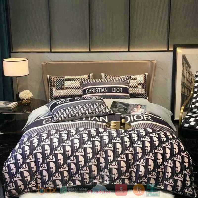Christian Dior Pattern Bedding Set Christian Dior Pattern Bedding Set