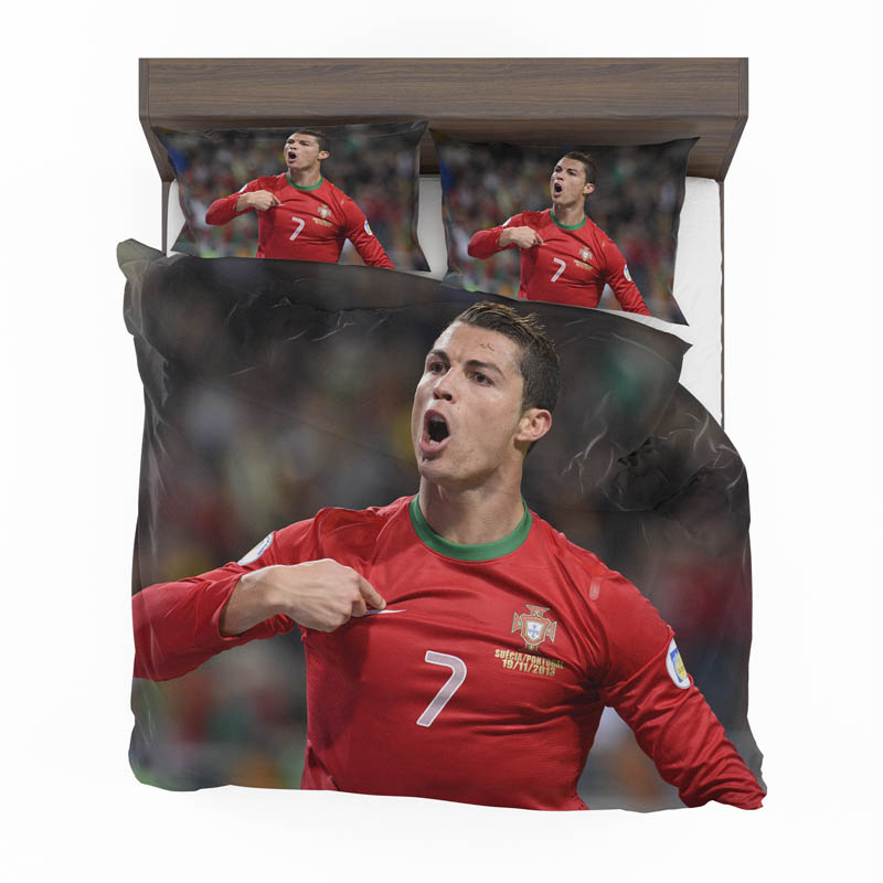 Christiano Ronaldo Duvet Cover and Pillowcase Set Bedding Set 954 Christiano Ronaldo Duvet Cover and Pillowcase Set Bedding Set 954