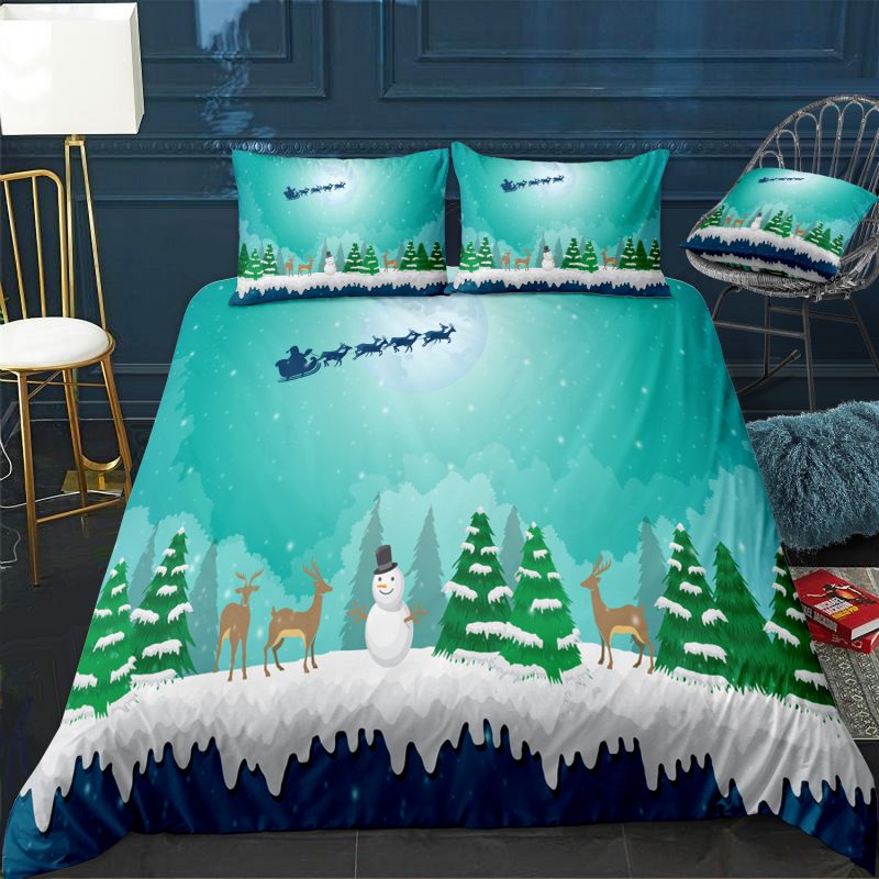 Christmas 2446339 Duvet Cover and Pillowcase Set Bedding Set Christmas 2446339 Duvet Cover and Pillowcase Set Bedding Set