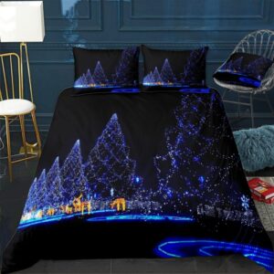 Christmas 9919706 Duvet Cover and Pillowcase Set Bedding Set