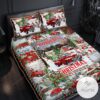 Christmas Red Truck All Hearts Come Home For Quilt Bedding Set