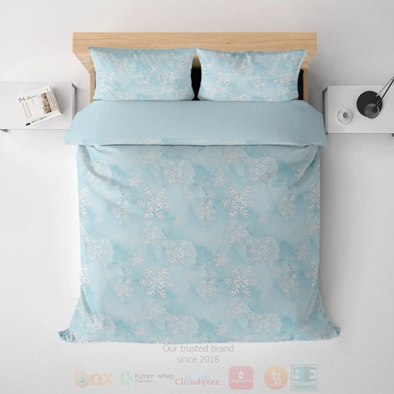 Christmas-Snow-Crystal-X-Mas-Holidays-Gift-Bedding-Set-1