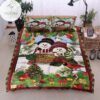 Christmas Snowman Cardinal Bedding Set (Duvet Cover & Pillow Cases)