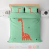 Christmas Super Dino Stars Lights Bedding Set